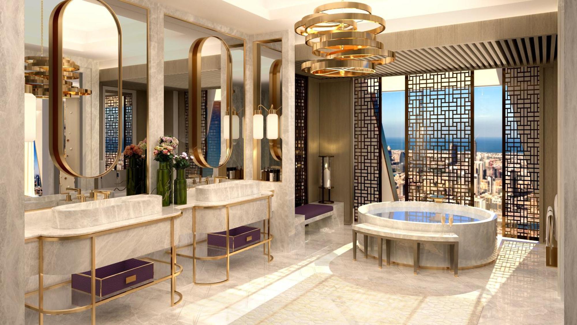 Mandarin Oriental Downtown, Dubai Exterior foto