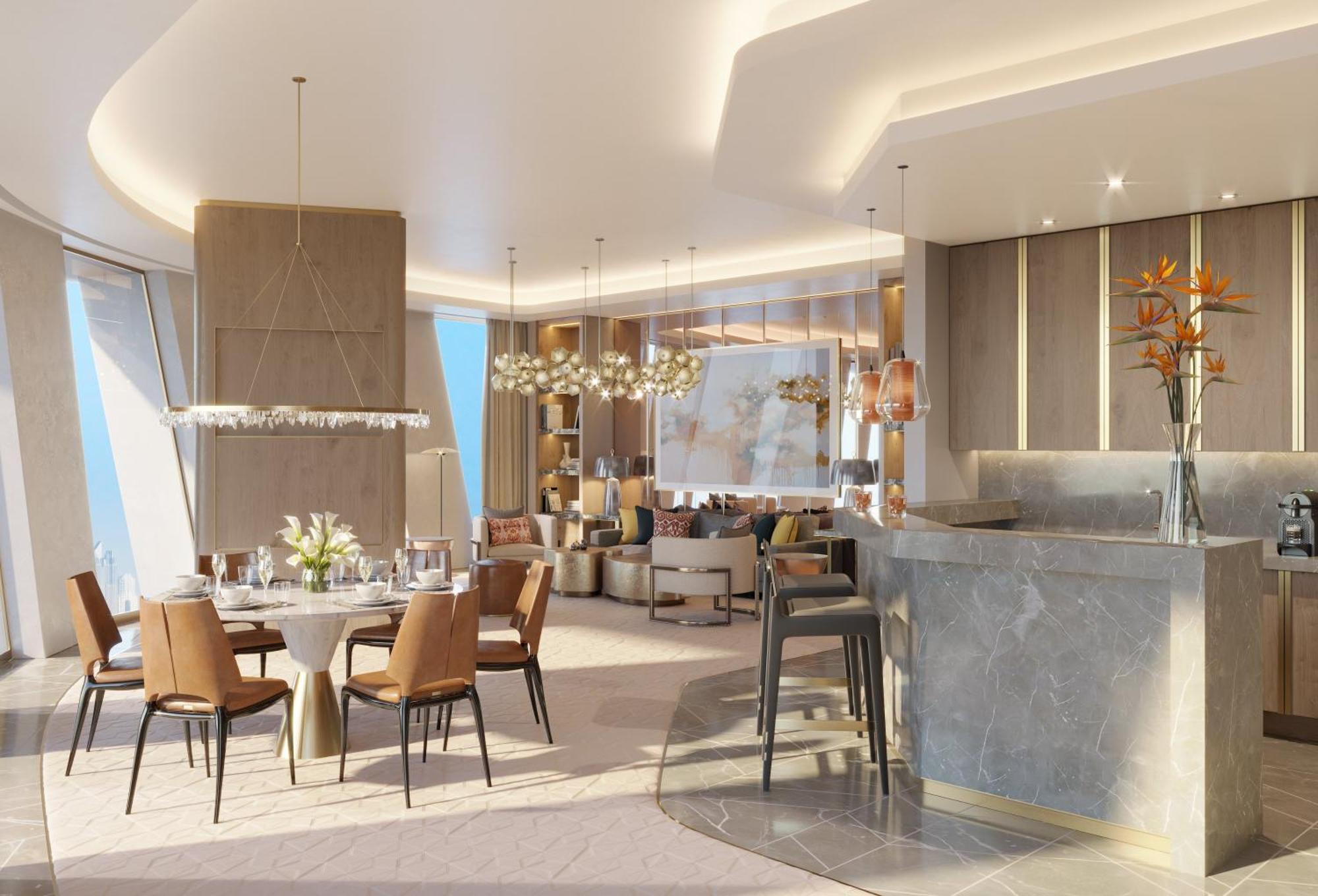 Mandarin Oriental Downtown, Dubai Exterior foto